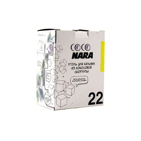 Уголь CocoNara 22мм для кальяна - 24 шт в Томске