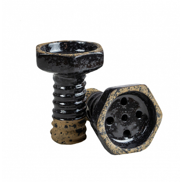 Чаша Thor Evil Screw Bowl Glaze Черный Пепельный в Томске