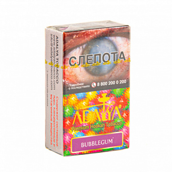 Табак ADALYA BUBBLEGUM 20 гр в Томске