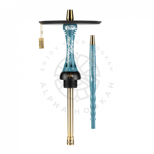 Кальян Alpha Hookah X VNDL Azure Синий (42 см) в Томске