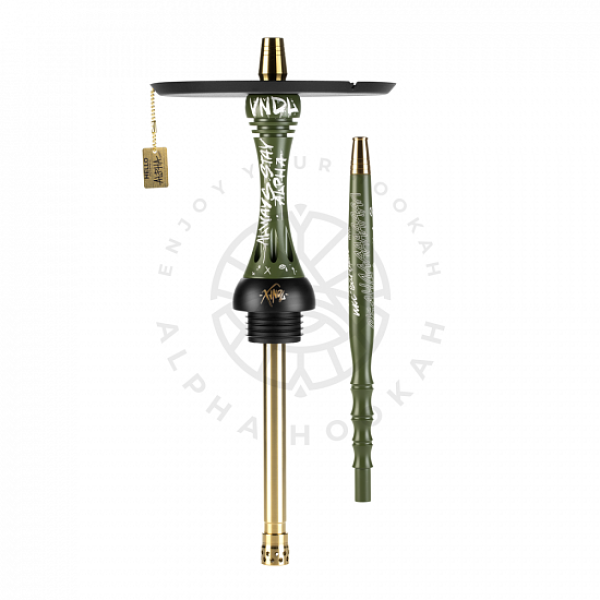 Кальян Alpha Hookah X VNDL Olive Зелёный (42 см) в Томске