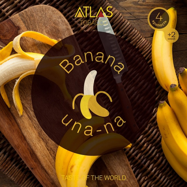 Табак Atlas Banana Una Na 100гр в Томске