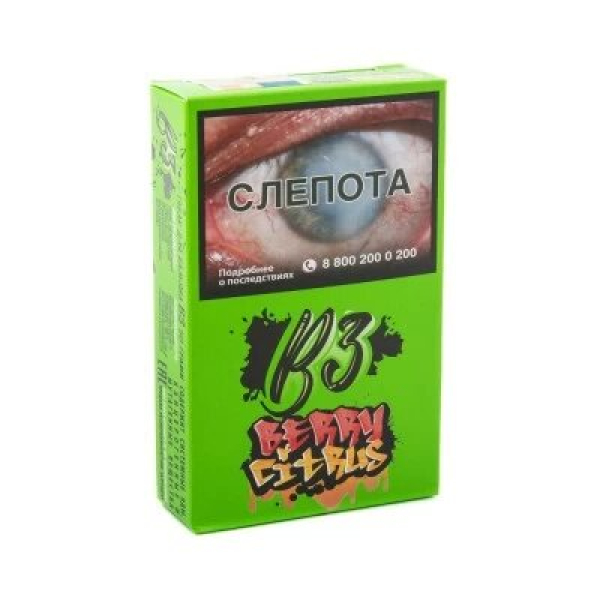 Табак B3 Berry Citrus (Ягодный Цитрус) 50 гр в Томске