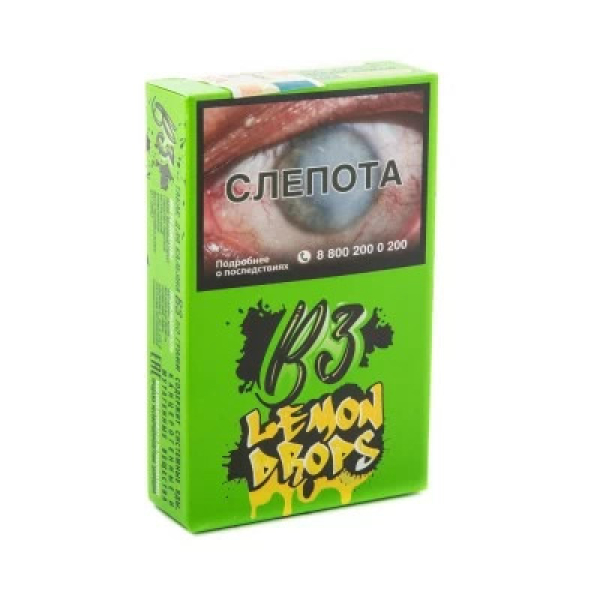 Табак B3 Lemon Drops (Лемонные леденцы) 50 гр в Томске