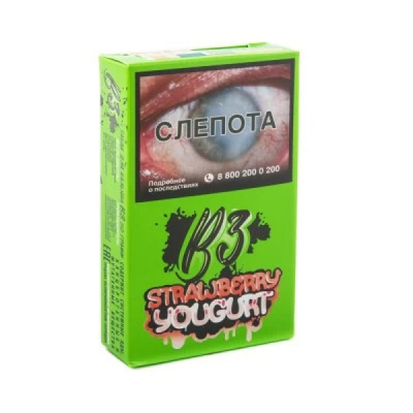 Табак B3 Strawberry Youghurt (Клубничный Йогурт) 50 гр в Томске