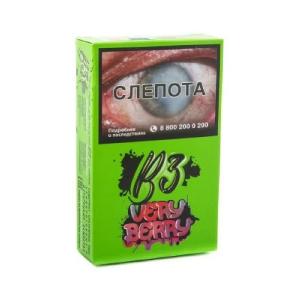 Табак B3 Very Berry (Ягодный Микс) 50 гр в Томске