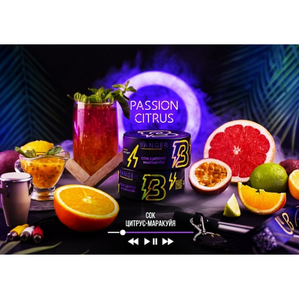 Табак Banger Passion Citrus 100 грамм в Томске