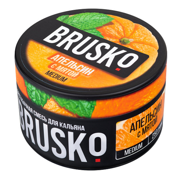 Смесь BRUSKO АПЕЛЬСИН С МЯТОЙ (MEDIUM) 250 гр в Томске