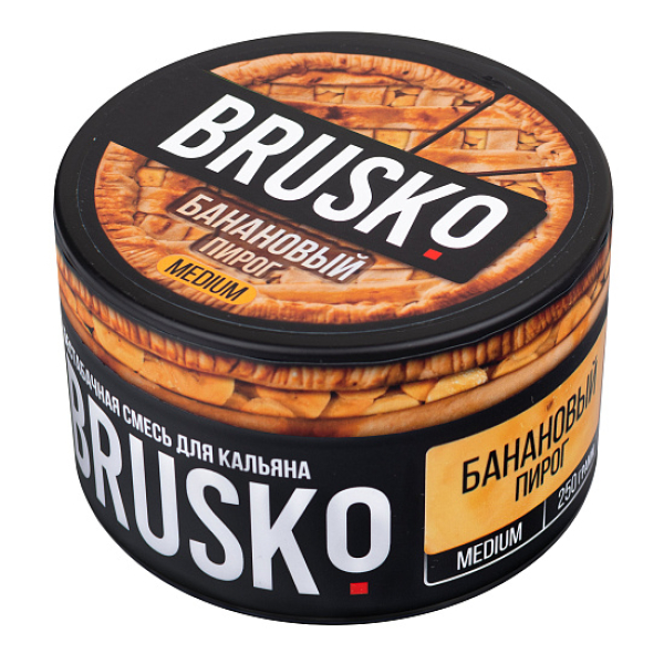 Смесь BRUSKO БАНАНОВЫЙ ПИРОГ (MEDIUM) 250 гр в Томске