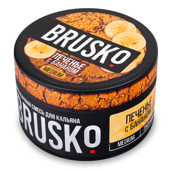 Смесь BRUSKO ПЕЧЕНЬЕ С БАНАНОМ (MEDIUM) 250 гр в Томске
