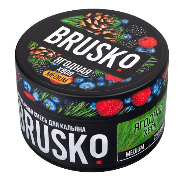 Смесь BRUSKO ЯГОДНАЯ ХВОЯ (MEDIUM) 250 гр в Томске