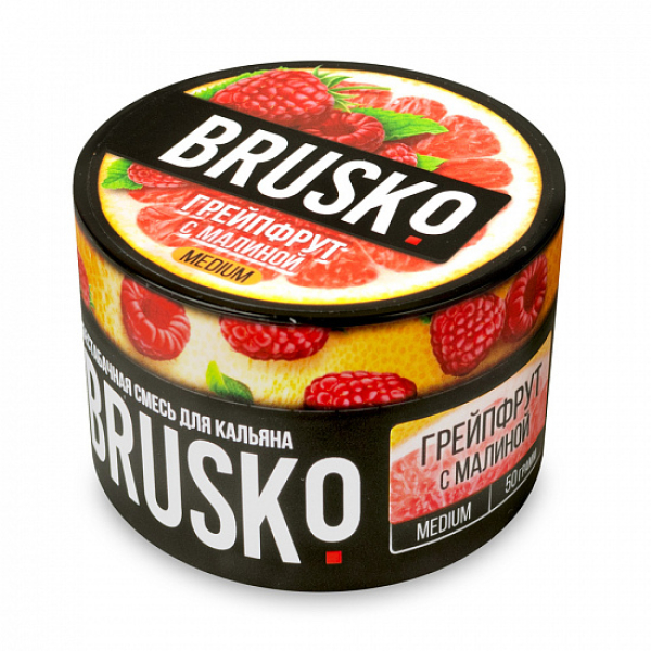 Смесь Brusko Medium Грейпфрут с малиной 50 грамм в Томске