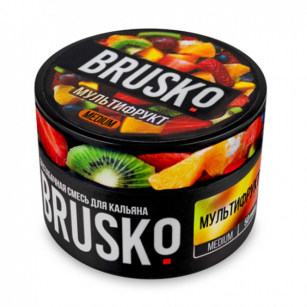 Смесь Brusko Medium Мультифрукт 50 грамм в Томске