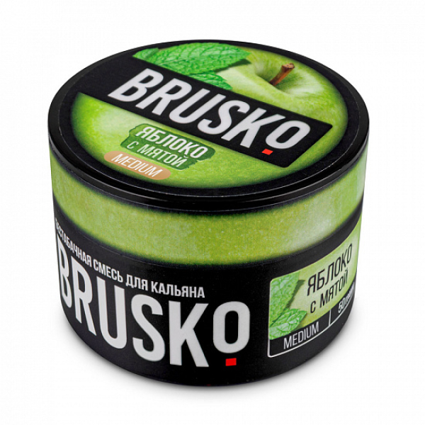 Смесь Brusko Medium Яблоко с мятой 50 грамм в Томске