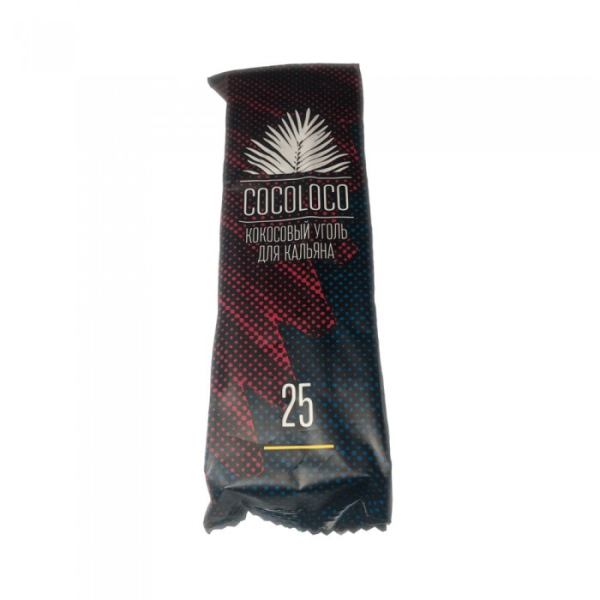 Кокосовый уголь Cocoloco 25мм - 12 шт. в Томске