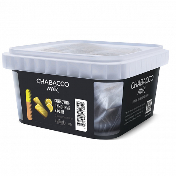 Смесь Chabacco mix Creamy Lemon Waffles (Сливочно-лимонные вафли) 200 гр в Томске