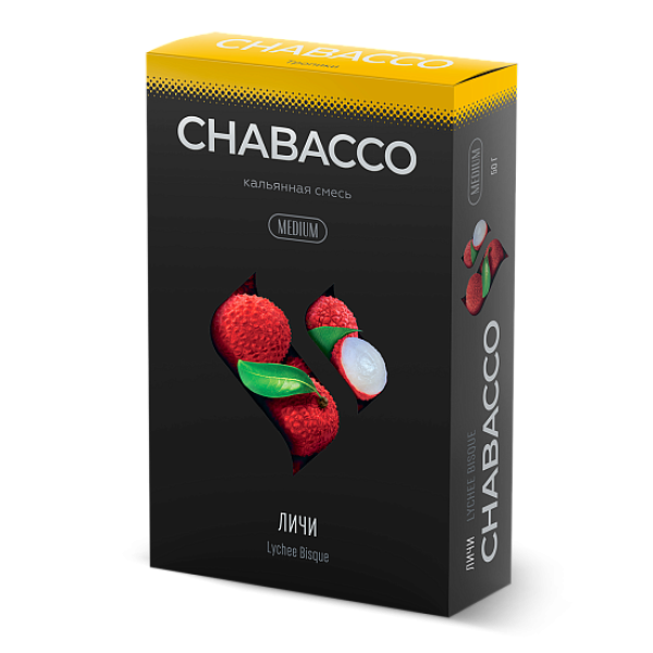 Смесь Chabacco Medium LYCHEE BISQUE (ЛИЧИ) 50 гр в Томске