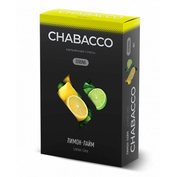 Смесь Chabacco Strong Lemon Lime 50 гр в Томске