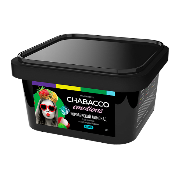 Смесь Chabacco Medium Emotions Royal lemonade (Королевский лимонад) 200 гр в Томске