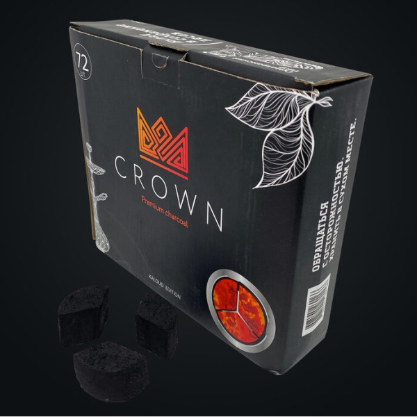 Уголь Crown KALOUD edition для кальяна (72 шт.) в Томске