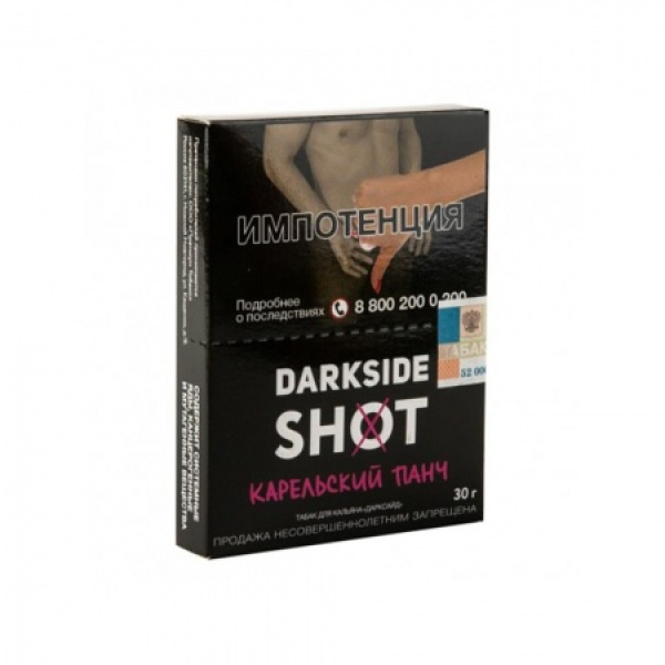 Табак Darkside SHOT Карельский Панч 30 гр в Томске