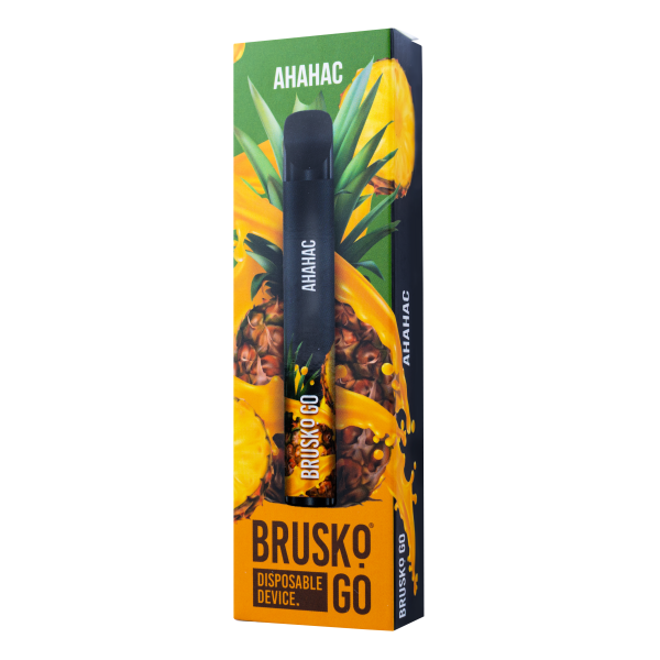 Одноразовая электронная сигарета Brusko Go Ананас 800 затяжек в Томске