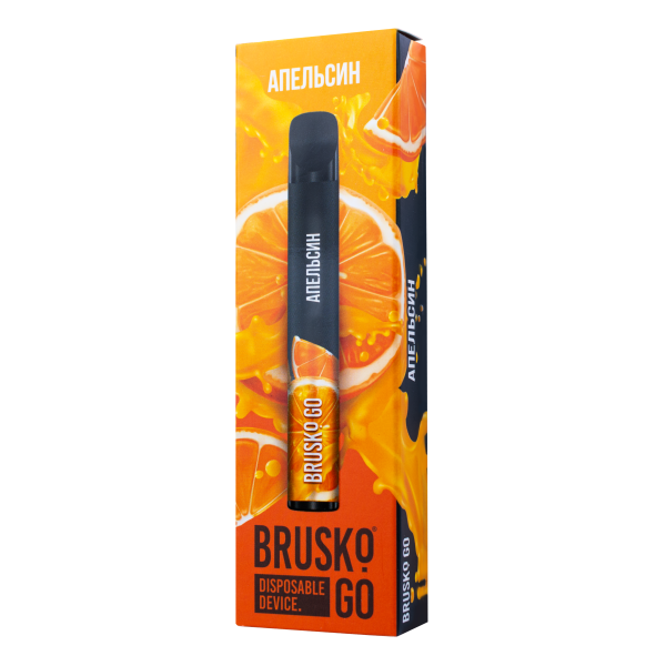 Одноразовая электронная сигарета Brusko Go Апельсин 800 затяжек в Томске