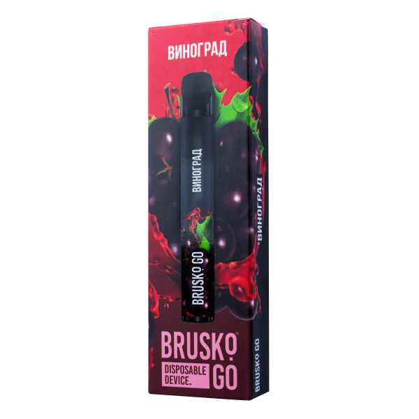 Одноразовая электронная сигарета Brusko Go Виноград 800 затяжек в Томске
