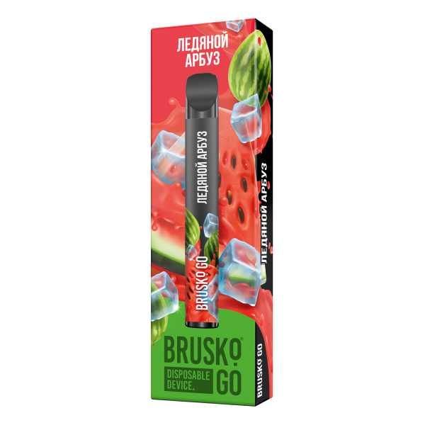 Одноразовая электронная сигарета Brusko Go Ледяной Арбуз 800 затяжек в Томске