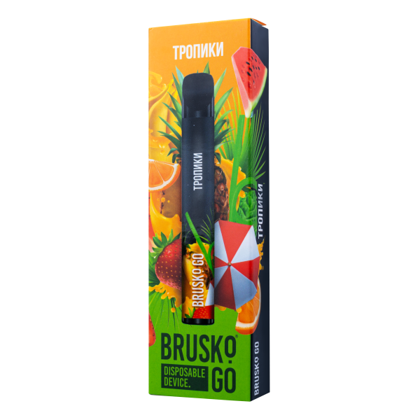 Одноразовая электронная сигарета Brusko Go Тропики 800 затяжек в Томске