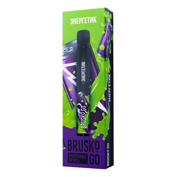 Одноразовая электронная сигарета Brusko Go Энергетик 800 затяжек в Томске