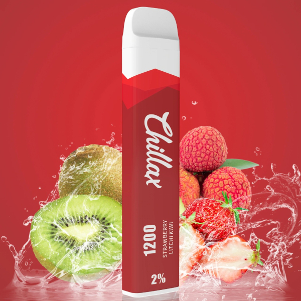 Chillax Strawberry Lychee Kiwi, 1200 тяг в Томске