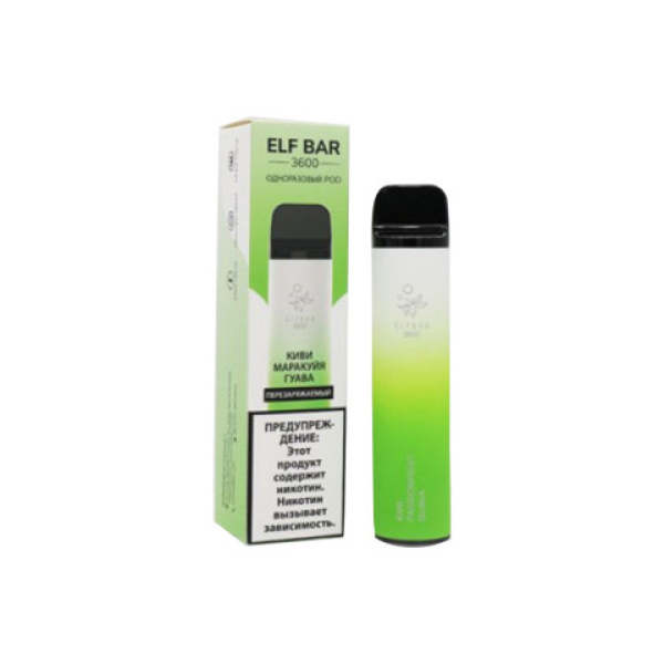 Elfbar (3600 (Киви маракуйя гуава)), 3600 тяг в Томске