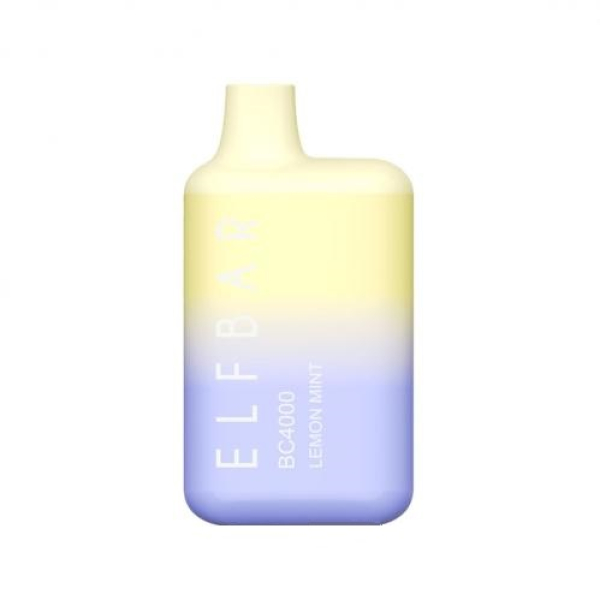 Elf Bar BC4000 Lemon Mint (Лимон с мятой), 4000 тяг в Томске