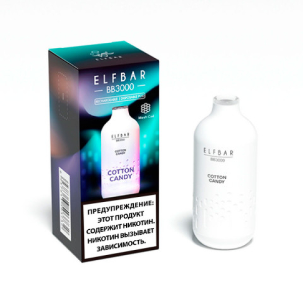 Elfbar BB3000 Сахарная вата, 3000 тяг в Томске