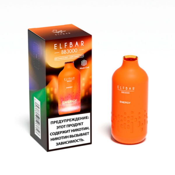 Elfbar BB3000 Энергетик, 3000 тяг в Томске