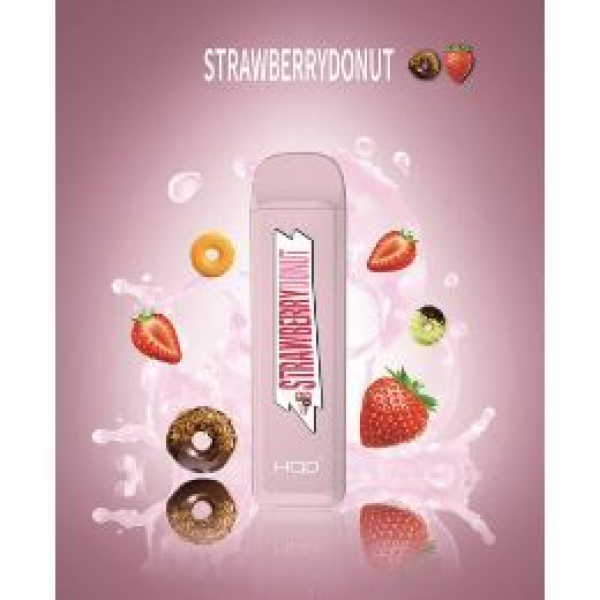 HQD MEGA Strawberry Donut (Клубничный Пончик), 1800 тяг в Томске