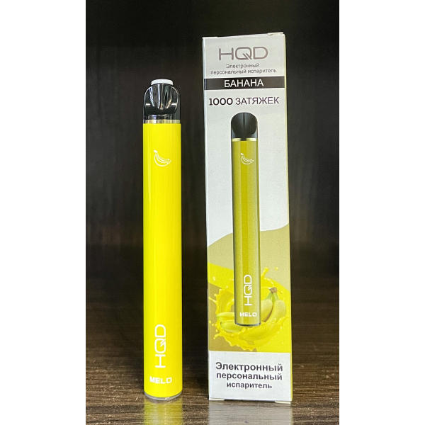 HQD melo banana (банан) 1000 затяжек в Томске
