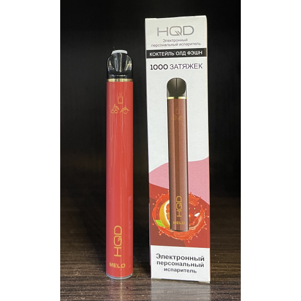 HQD melo coctail old faision (коктейль олд фэйшн) 1000 затяжек в Томске