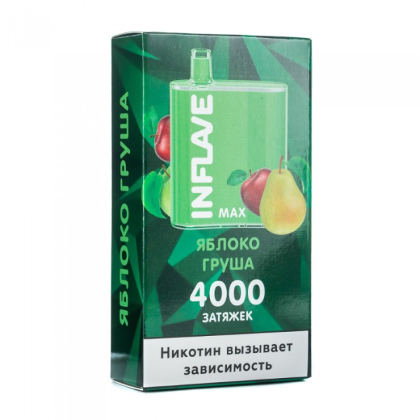 INFLAVE MAX Яблоко груша, 4000 тяг в Томске