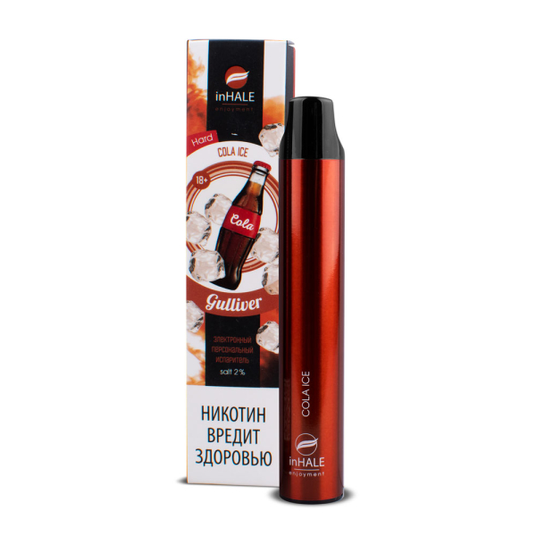 inHale Guliver Hard Cola Ice (Кола Со Льдом) 1500 затяжек в Томске