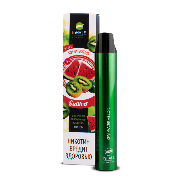 inHale Guliver Hard Kiwi Watermelon (Киви Арбуз) 1500 затяжек в Томске