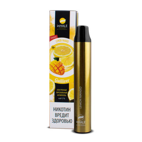 inHale Guliver Hard Lemon Mango (Лимон Манго) 1500 затяжек в Томске
