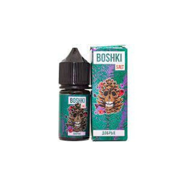 Жидкость BOSHKI Salt Добрые (Мороженное хвоя ягоды) (30 мл, 20 мг/мл) в Томске