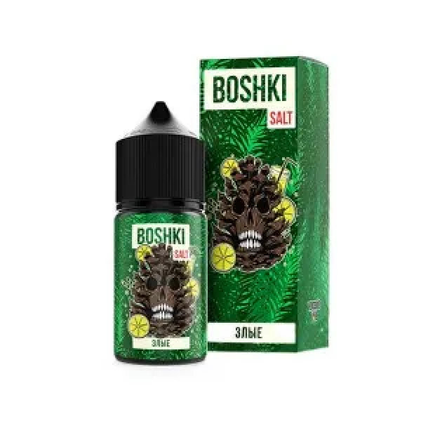 Жидкость BOSHKI Salt Злые (Лимонад ягоды хвоя) (30 мл, 20 мг/мл) в Томске
