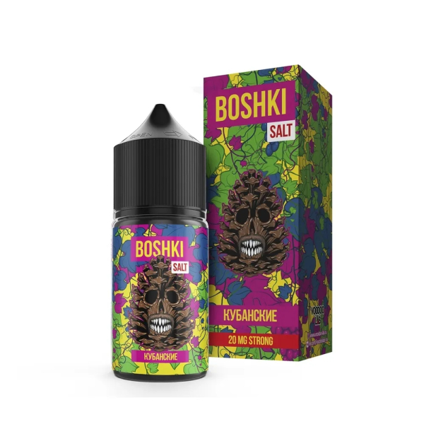 Жидкость BOSHKI Salt Кубанские (Виноград черника хвоя) (30 мл, 20 мг/мл) в Томске
