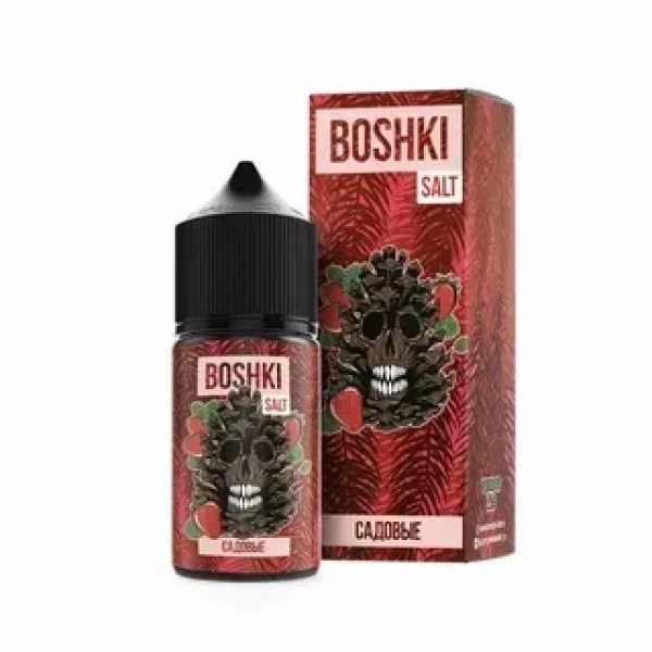 Жидкость BOSHKI Salt Садовые (клубника хвоя) (30 мл, 20 мг/мл) в Томске