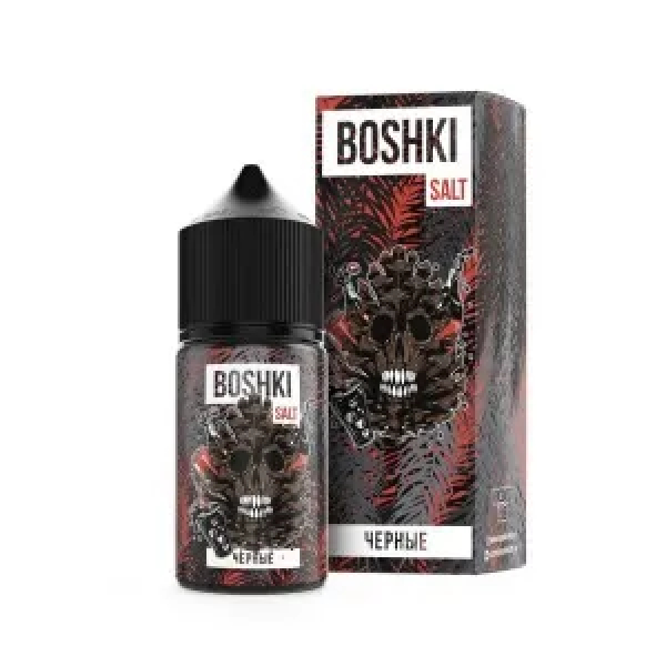 Жидкость BOSHKI Salt Черные (кола хвоя) (30 мл, 20 мг/мл) в Томске