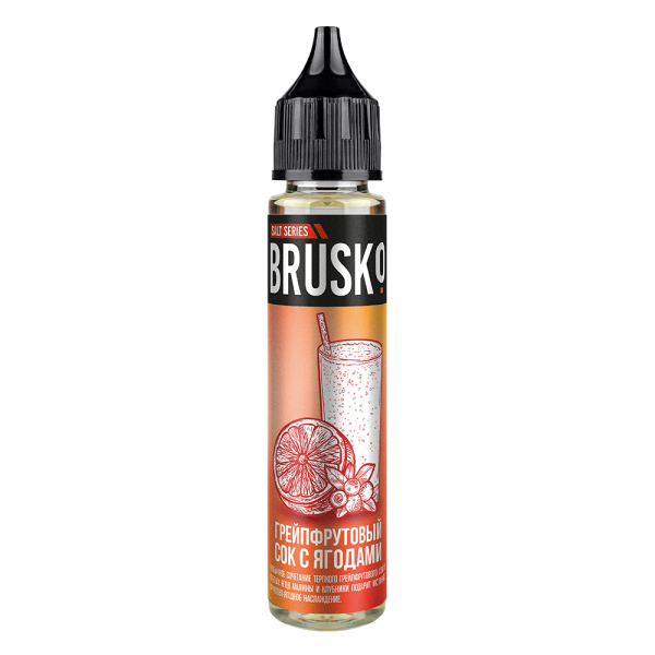 Жидкость Brusko Salt Грейпфрутовый Сок С Ягодами 30 мл в Томске