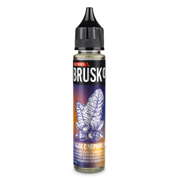 Жидкость Brusko Salt Табак С Черникой 30 мл в Томске